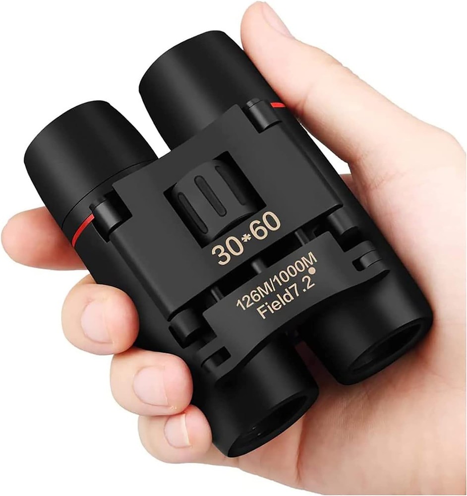 Compact 30x60 Binoculars for Adults and Kids,Foldable Lightweight Easy