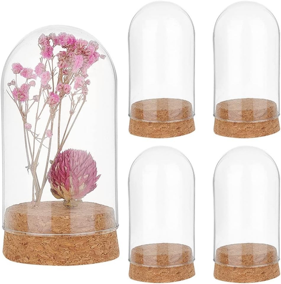 Multi-Purpose Decorative Glass Jars with Cork Base - Perfect for DIY Projects