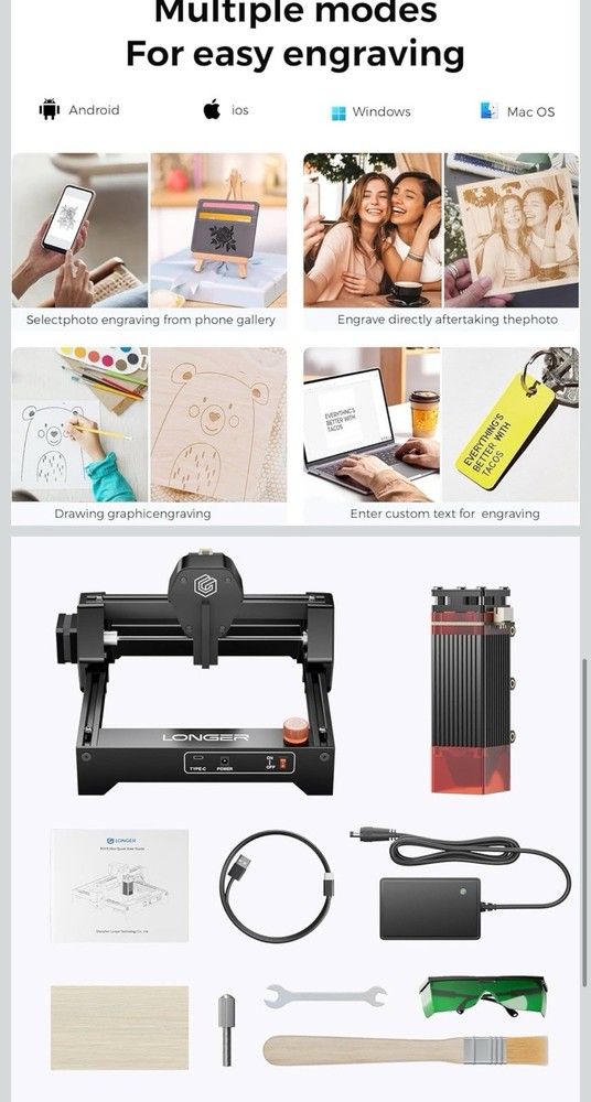 Longer Ray 5 3500mw Engraving Machine