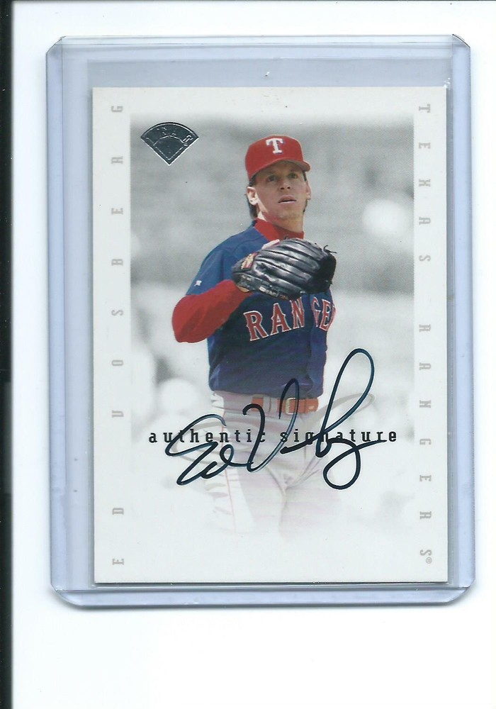 ED VOSBERG - 1996 DONRUSS LEAF - AUTHENTIC SIGNATURE