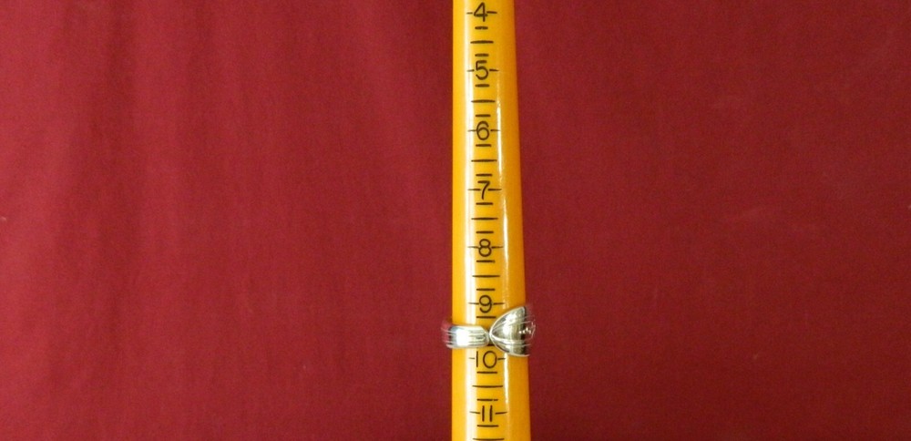 5 Silver Plated Spoon Rings Size 7 - 8 - 9 - A