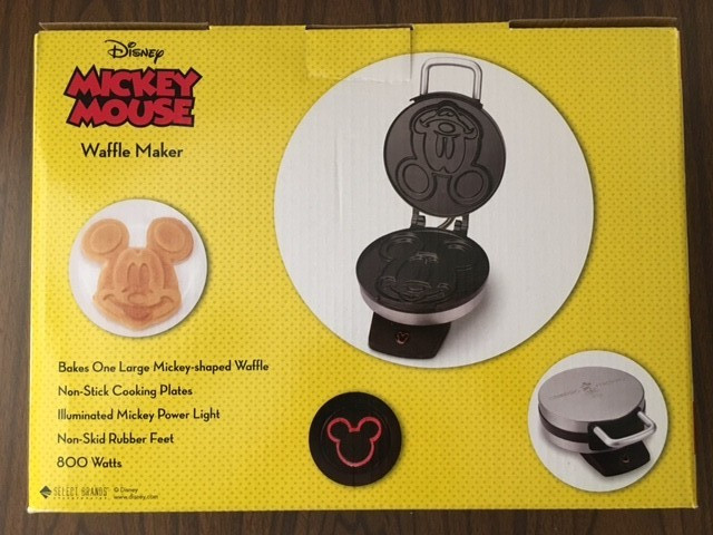 Disney Mickey Mouse Waffle Maker