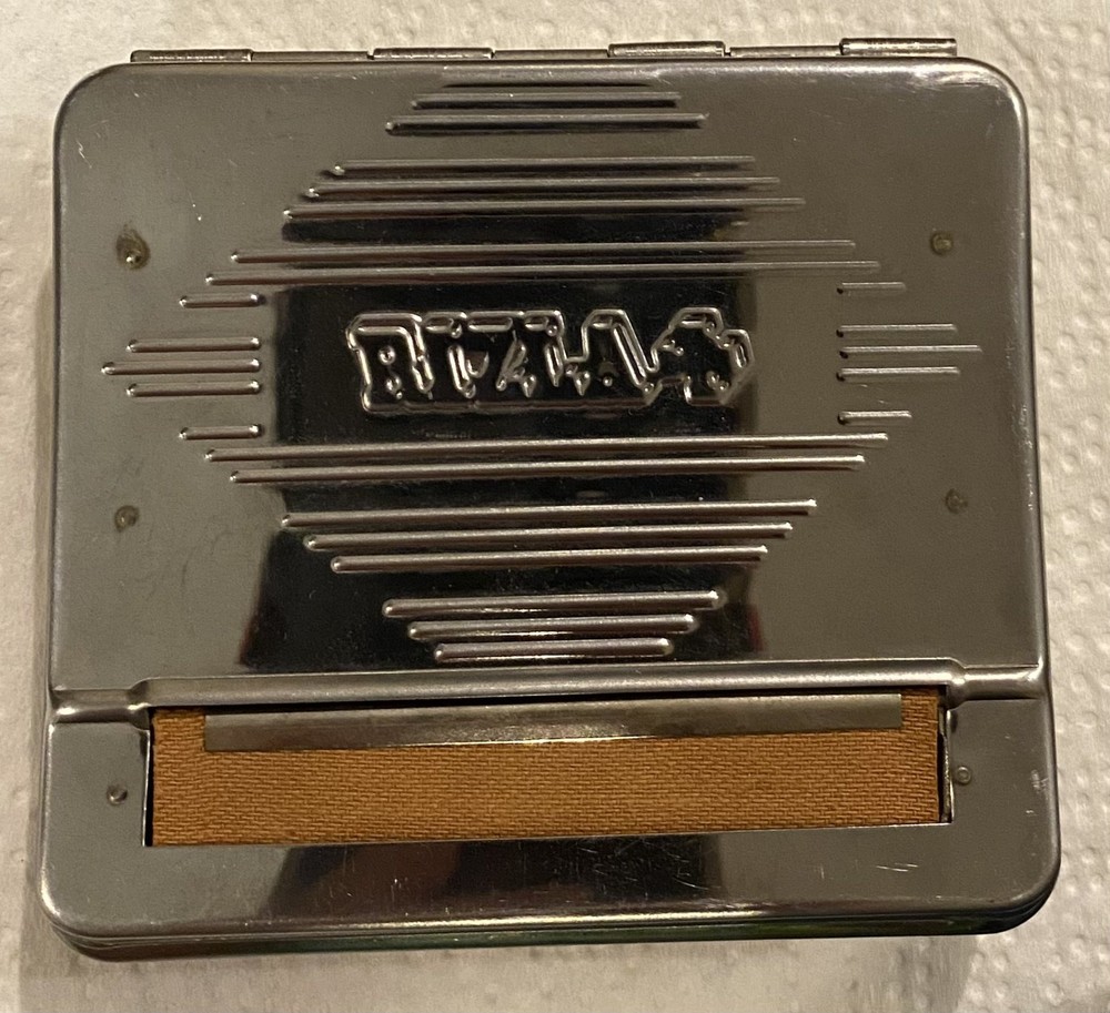Vintage Rizla + Automatic Rolling Machine Stainless Box Roll