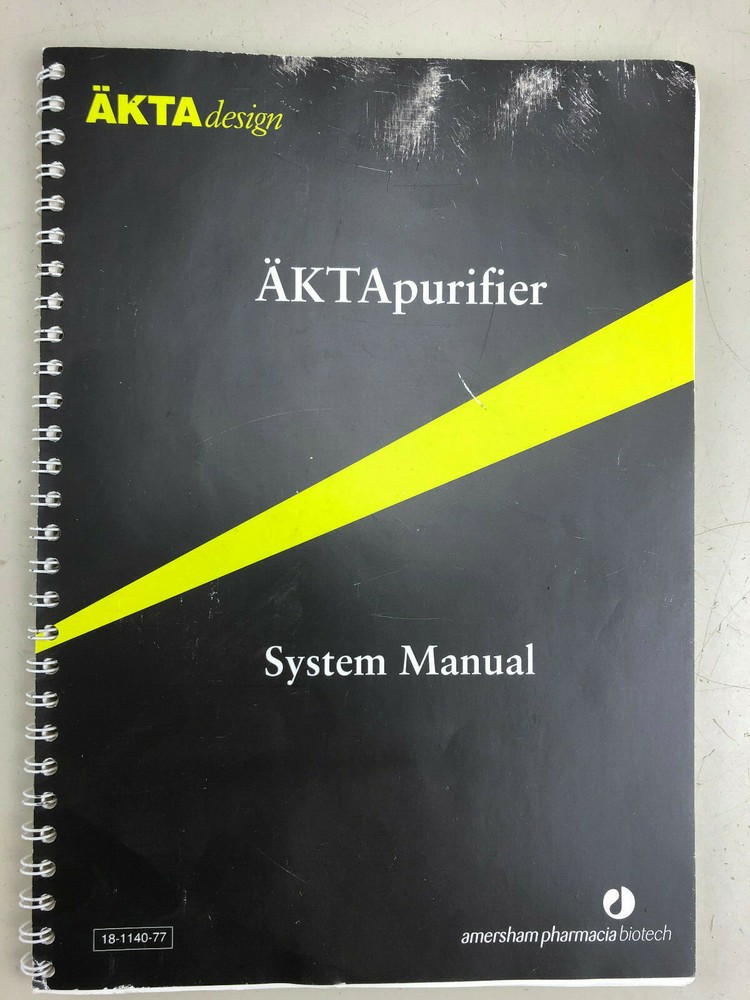 System Manual for Akta Liquid Chromatography System / Amersham Pharmacia