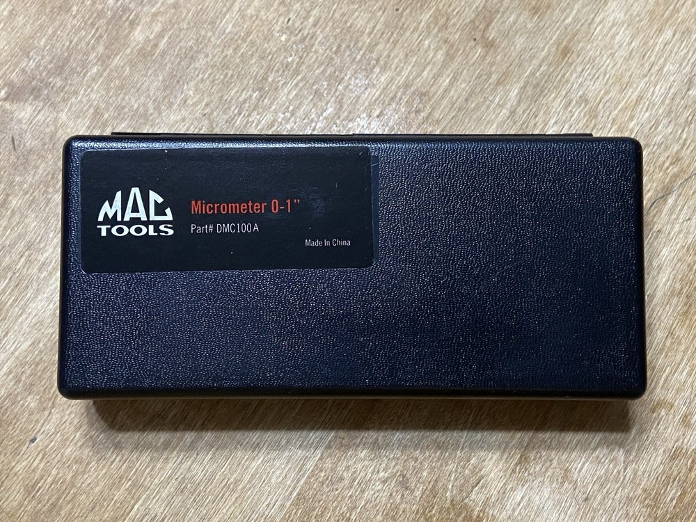 Mac Tools DMC100A Micrometer 0-1" NEW