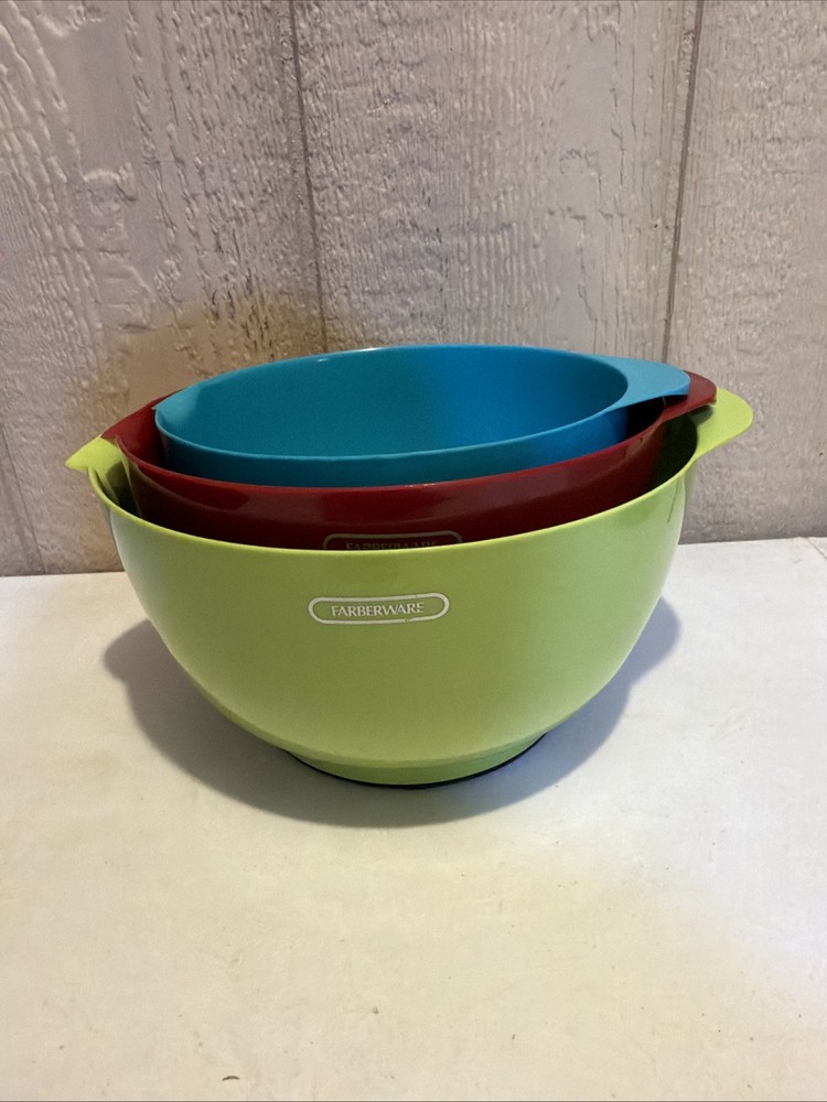 Farberware Plastic Mixing Bowls