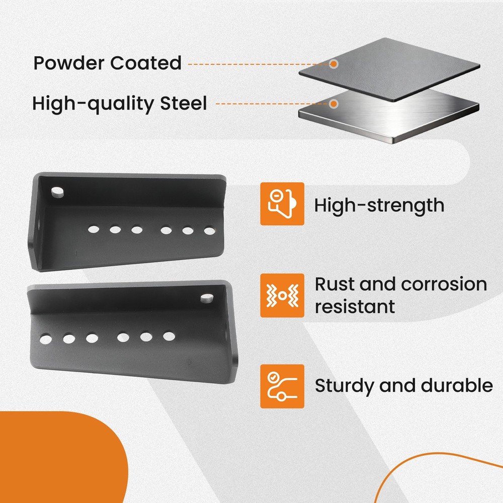 Rear Side Steps Mounting Bracket Kit for Ram ProMaster 1500 2500 3500 Sprinter