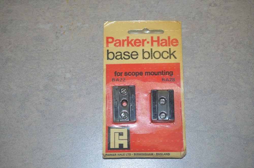 Parker Hale A22 A28 2 piece Scope Mount Base Block set