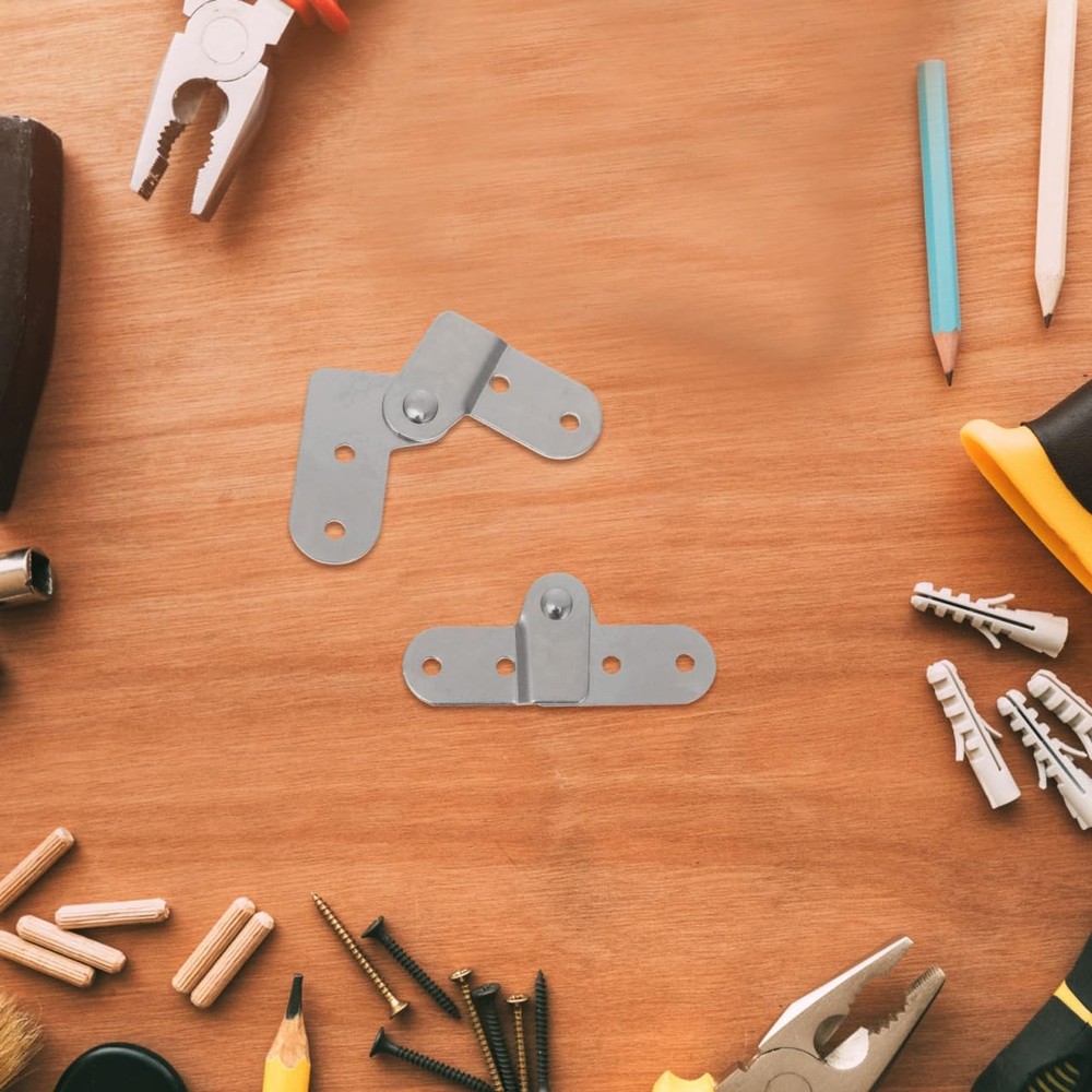 2 PCS Ladder Hinge Replacement Kit Attic Step MultiPurpose Hardware