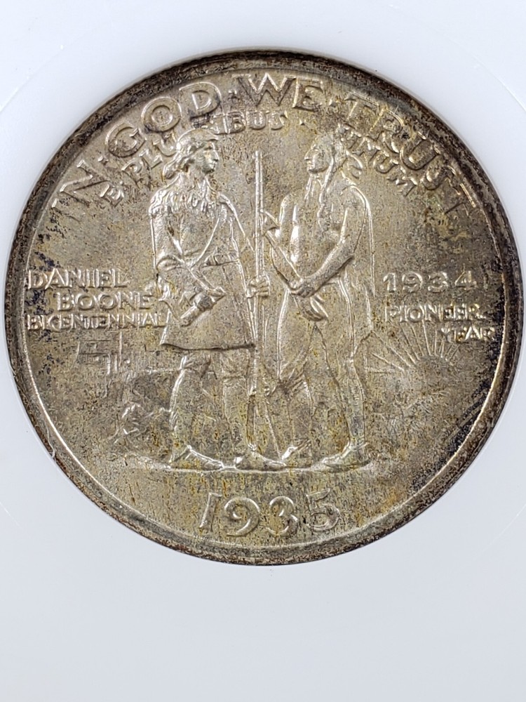 1935/34 Boone Commemorative Half MS65 NGC & CAC