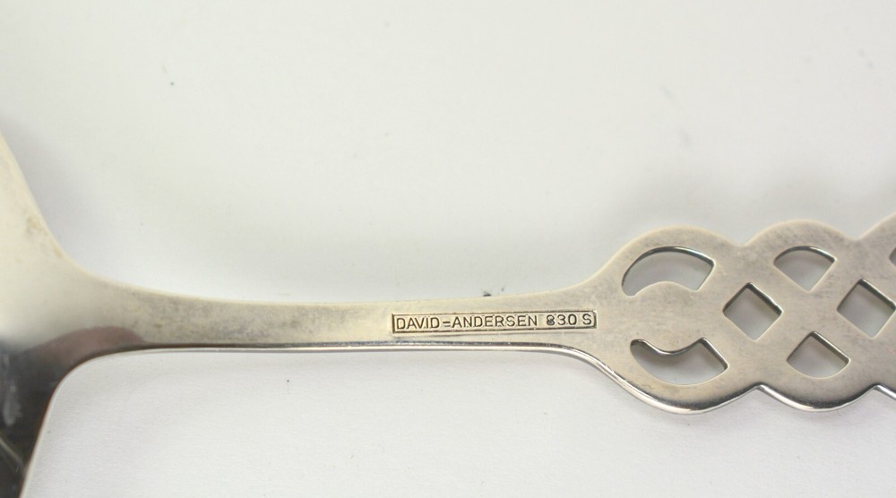 Norway Celt David Andersen Serving Spoon 830S Silver Ringebu Berry