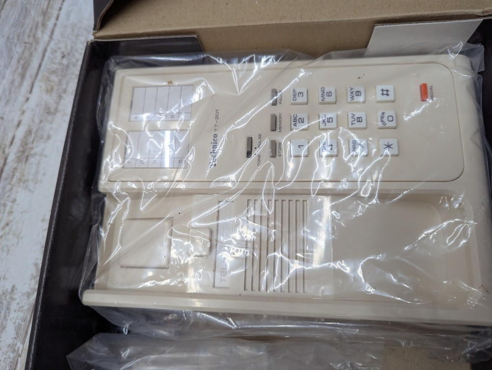 Technico vintage talaphone TT-201 open box 10 number memory