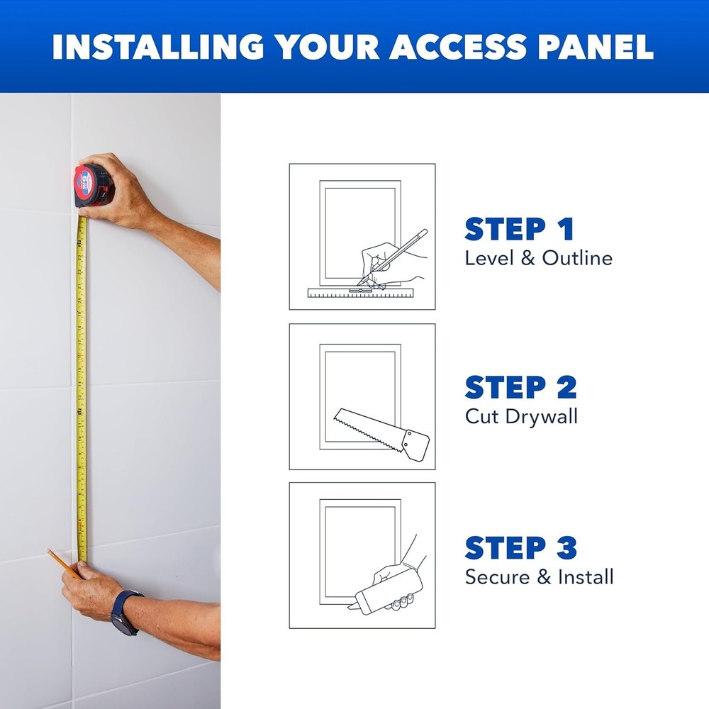 Customizable 4x6 Drywall Access Panel - User-Friendly Design for Easy Access