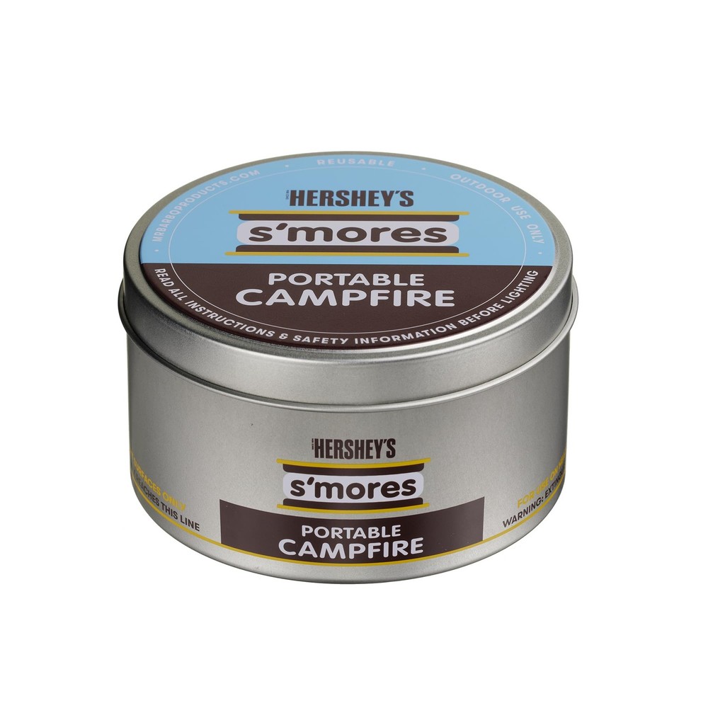 HERSHEY'S S'mores Portable Campfire Compact, Silver