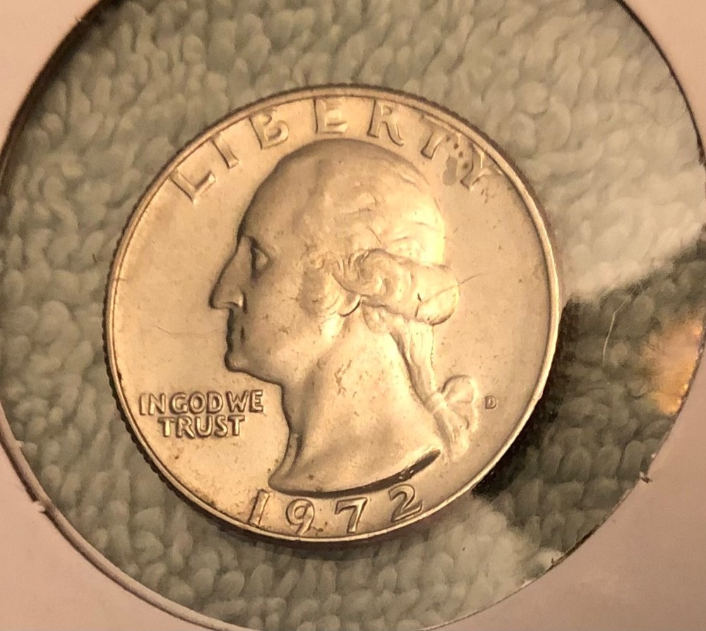 1972 D uncirculated Washington Quarter