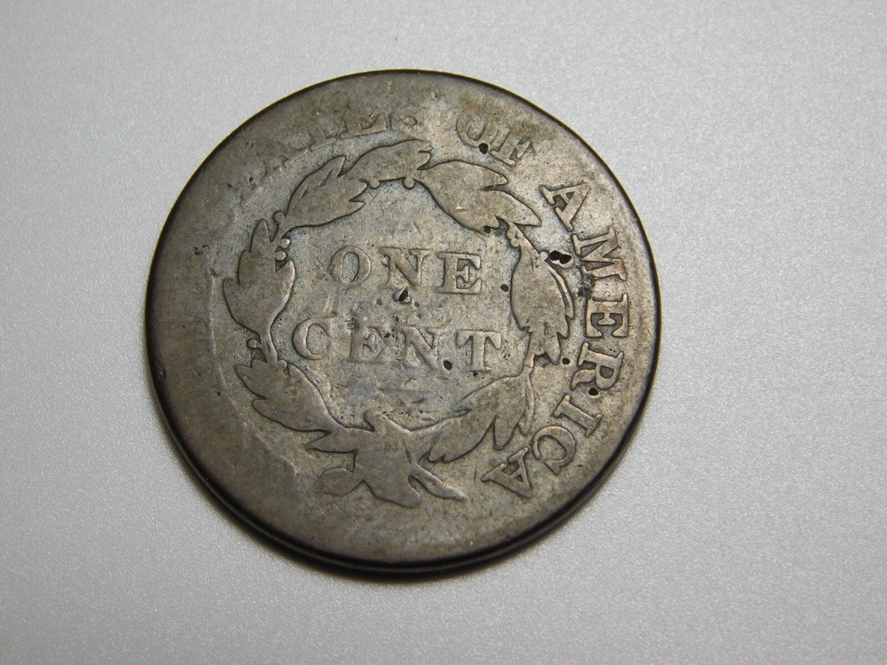 OLD US COPPER COINS 1826 CORONET HEAD LARGE CENT