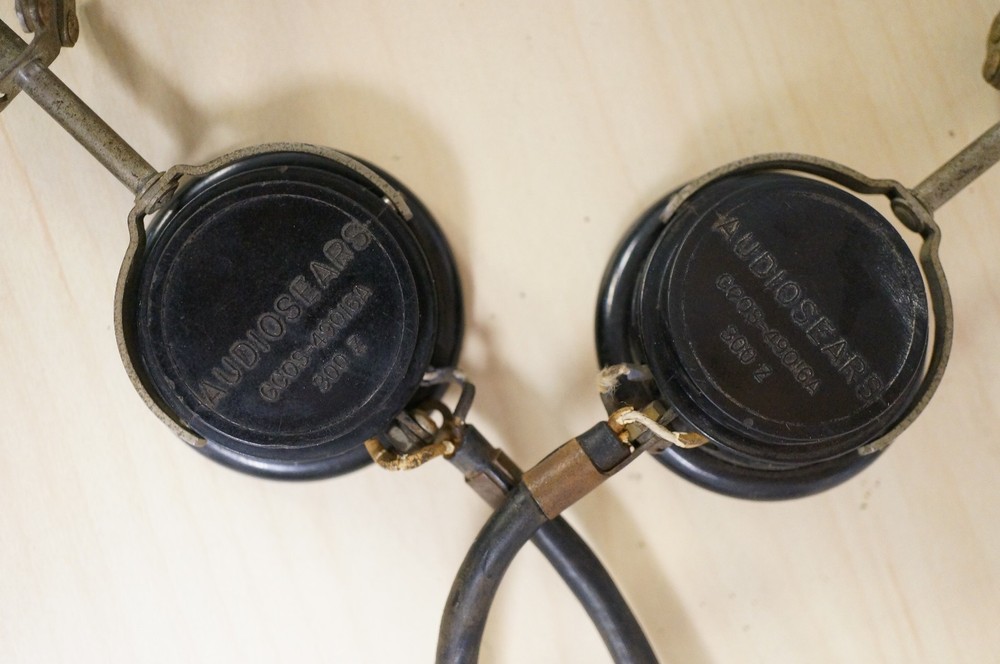 HEADSET CCOS-49016A 300 MILITARY AUDIOSEARS, WORKING!