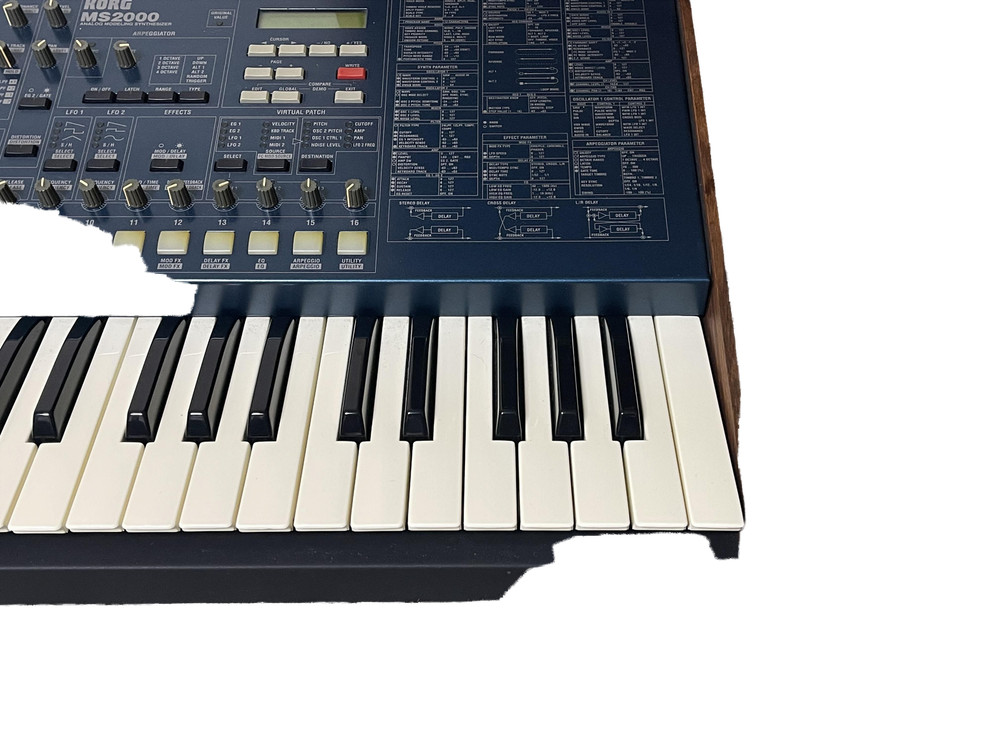 KORG MS2000 Analog Modeling Synthesizer 44-Key Vocoder Synth w/Manual AC Adapter