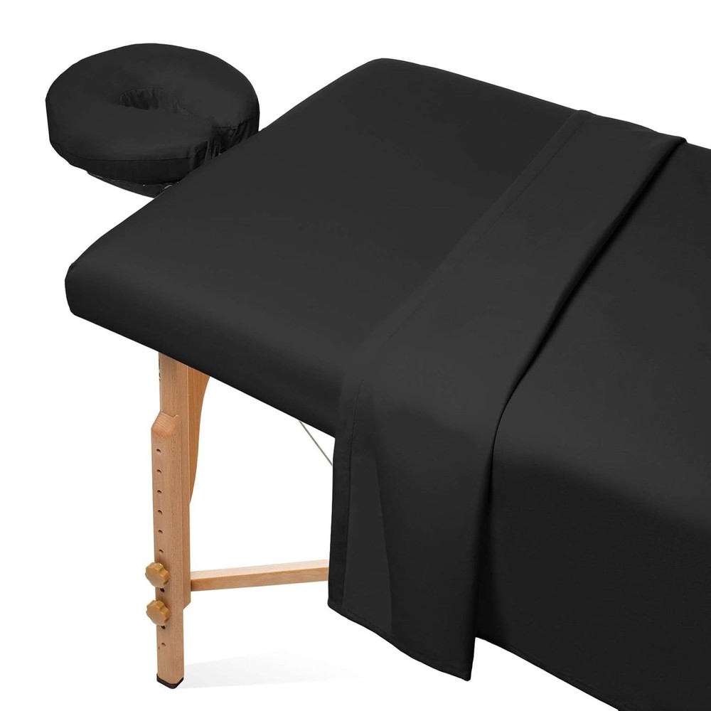 Durable and Washable Microfiber Massage Sheet Set - Complete 3-Piece Collection