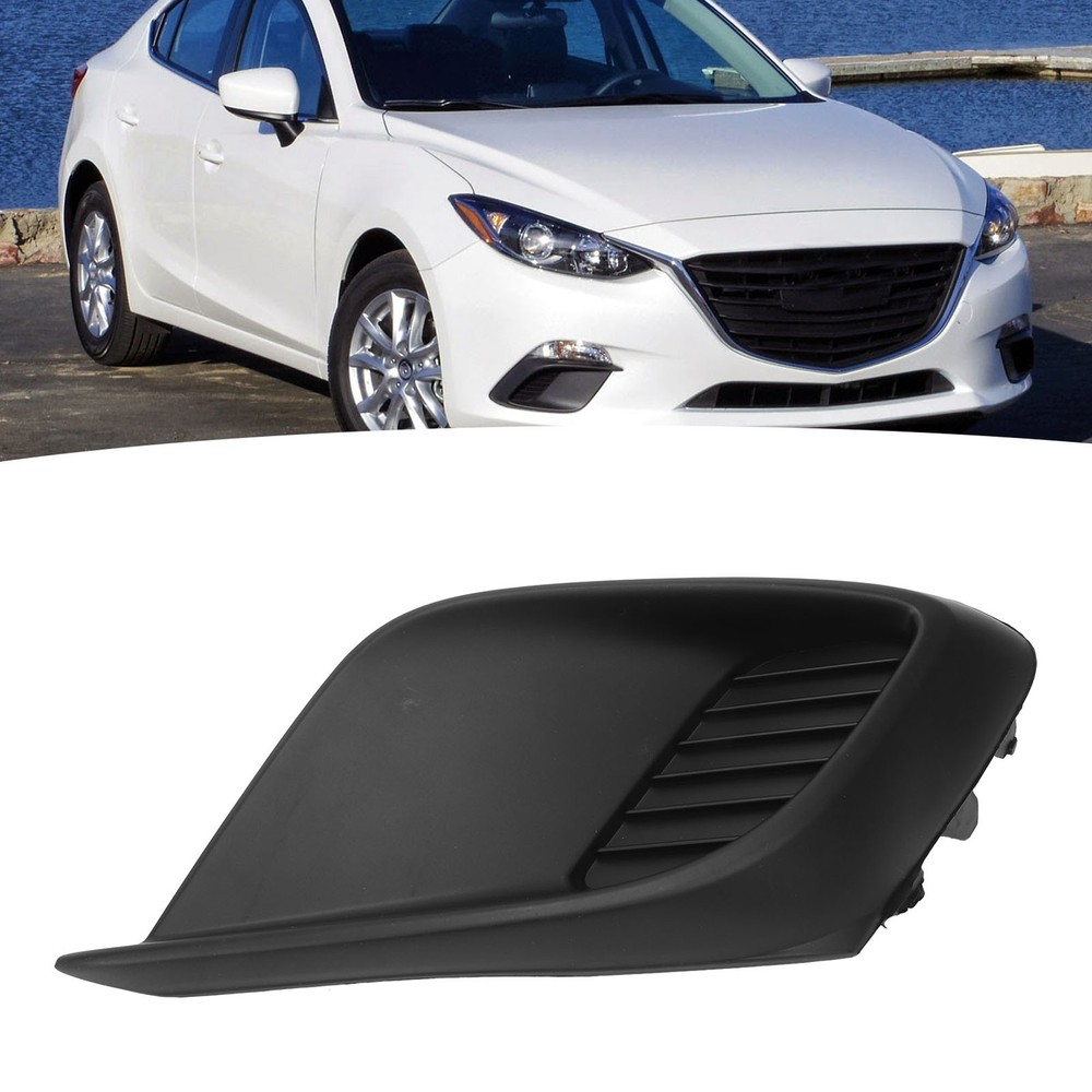 Front Bumper Fog Light Cover Direct Replace Protective Plastic Easy Install WBIG