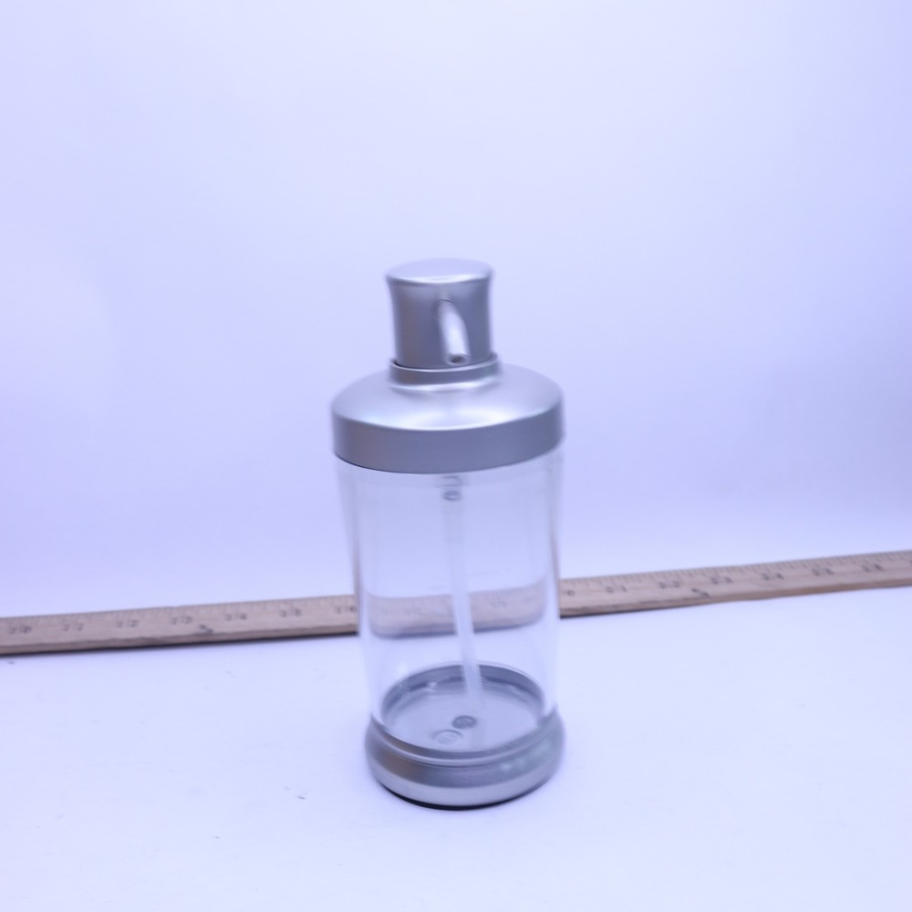 iDesign Round Soap Pump Clear/Brushed 40323CC