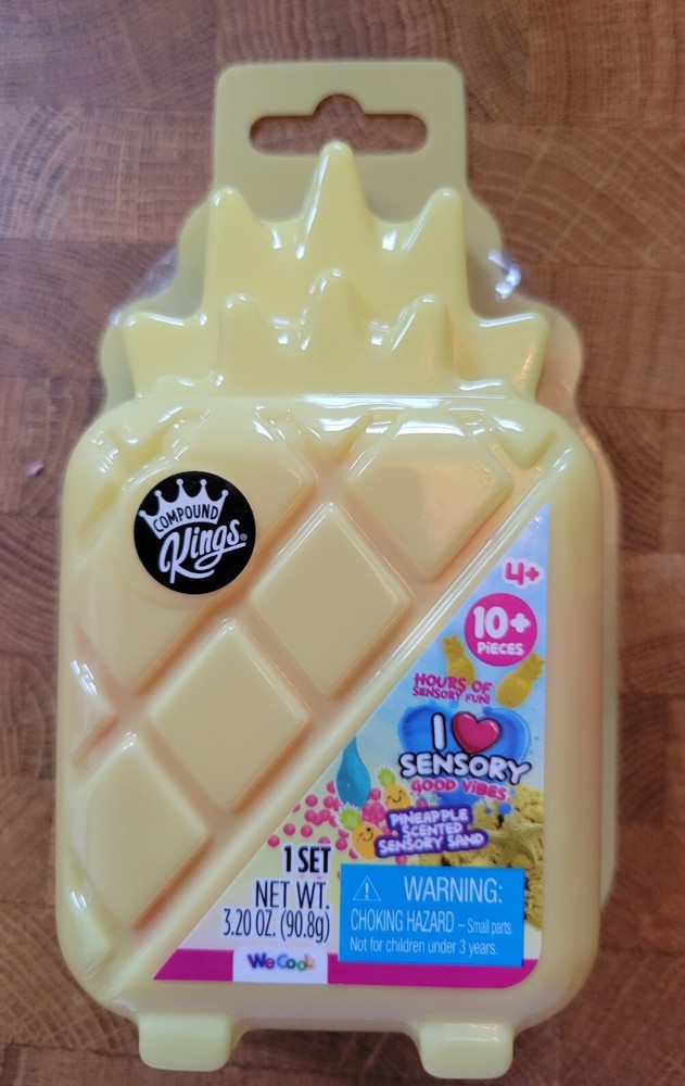 Compound Kings ~ Pineapple Scented ~ Sensory Sand ~ Yellow