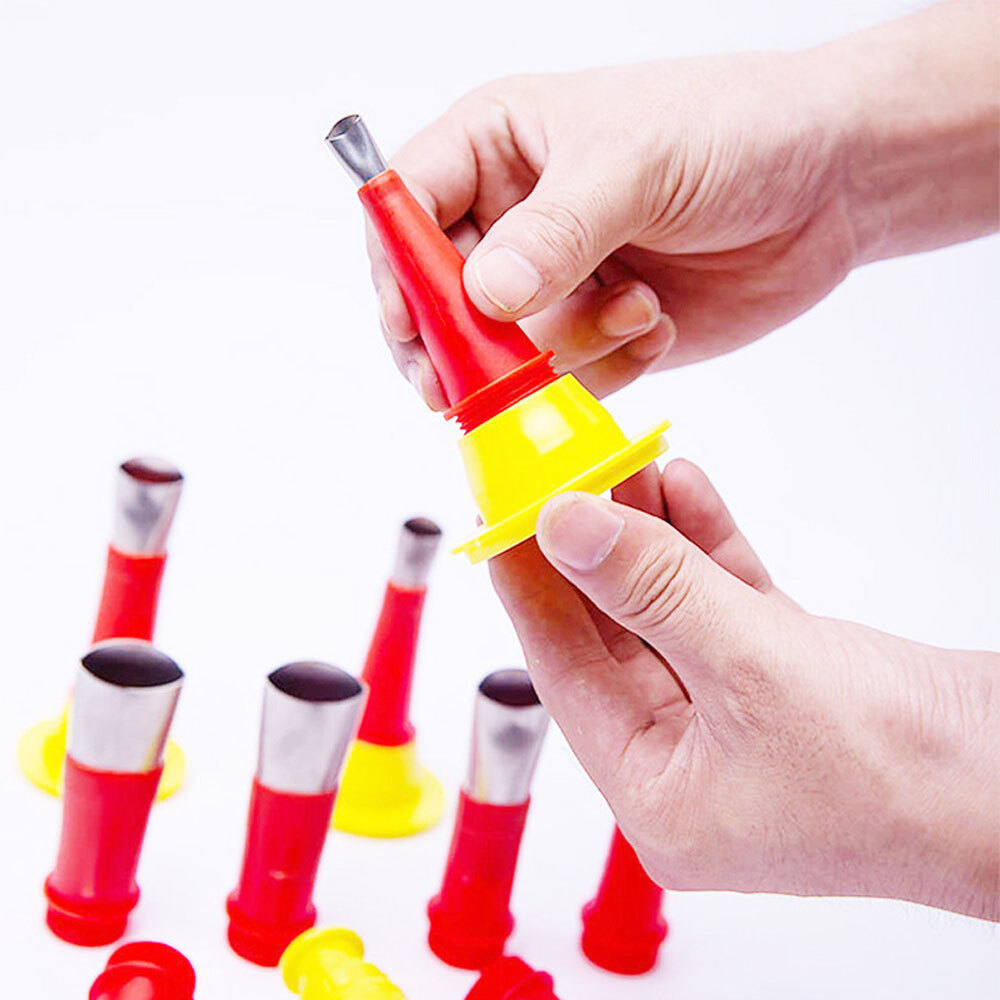 Integrated Rubber Nozzle Tool Kit Reusable 20 Piece Rubber Nozzle Tool AE