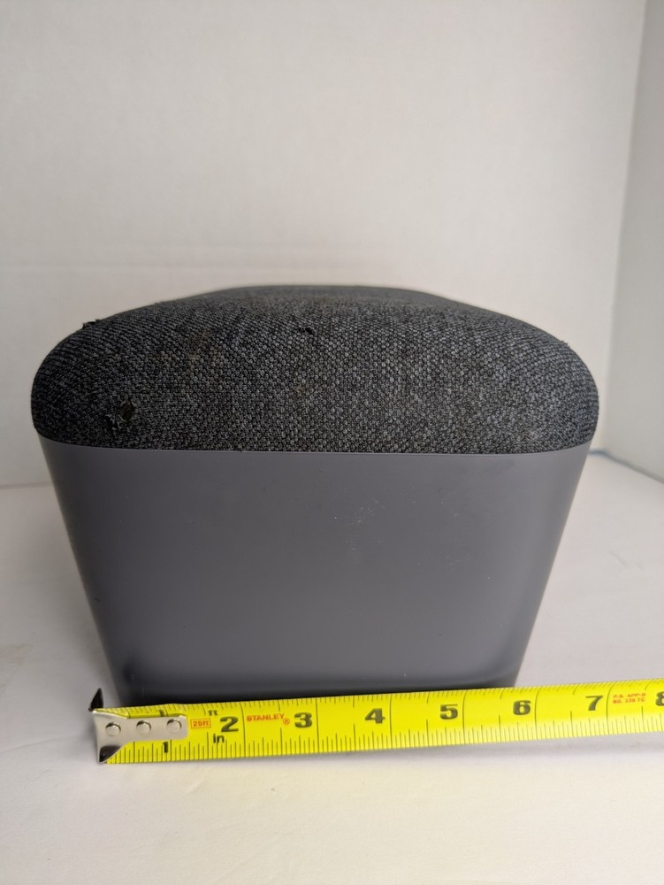 Google Home Max Smart Assistant Speaker Charcoal Gray TESTED Read Description