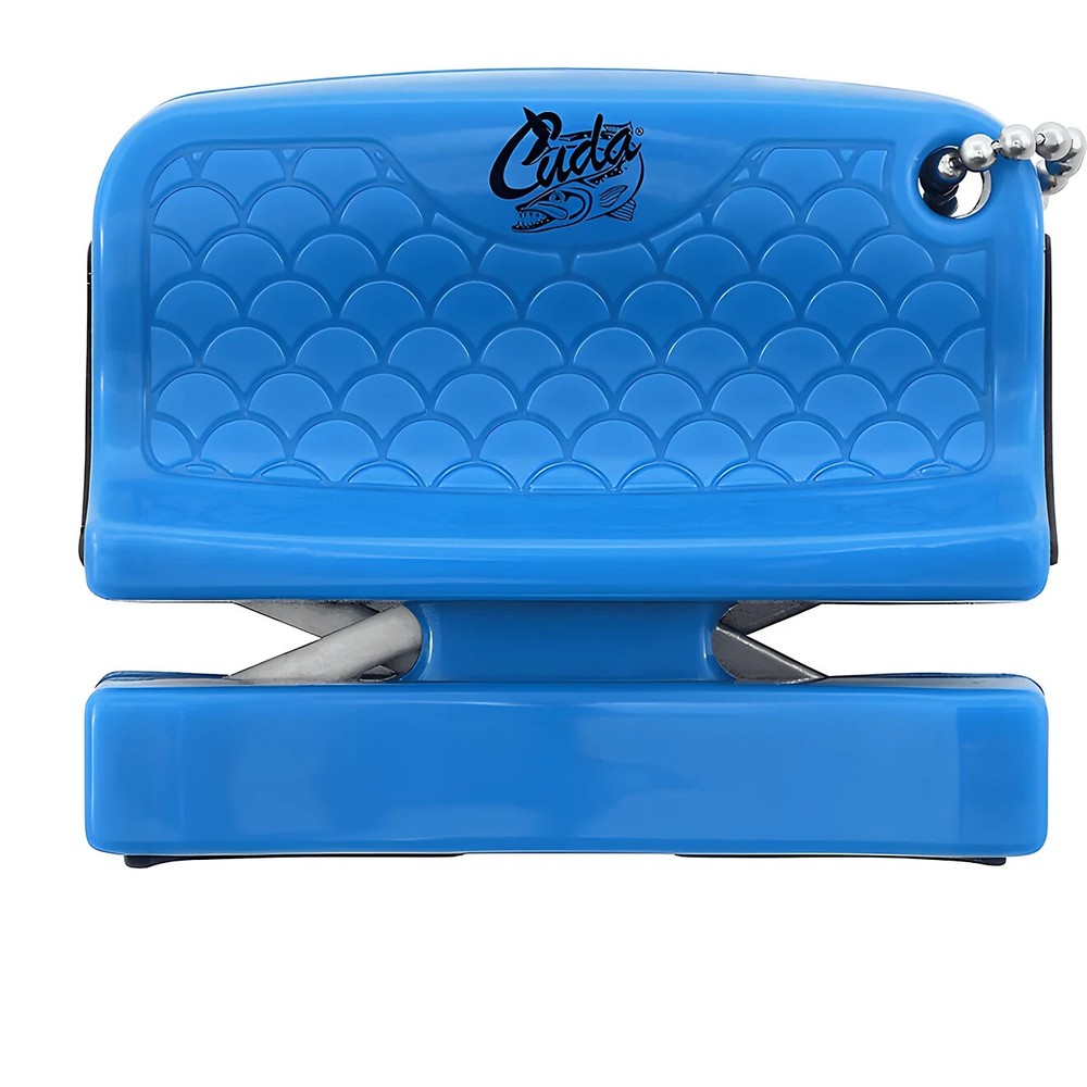 Cuda Knife Sharpener Tool/Keychain 2 Stage Sharpening: Carbide + Ceramic 4 PACK