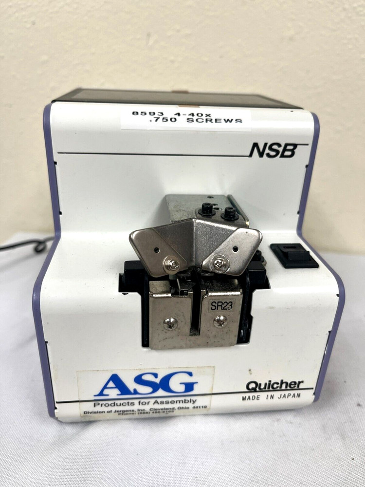 ASG Screw Feeders Presenters quicher interchangeable rail screw presenter