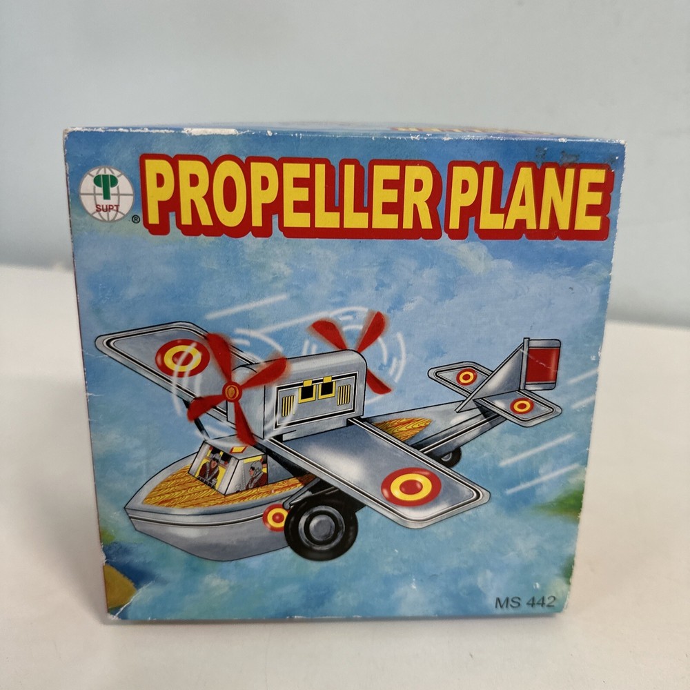 Supt Propeller Plane (We could not get this to work) Small Tin plane