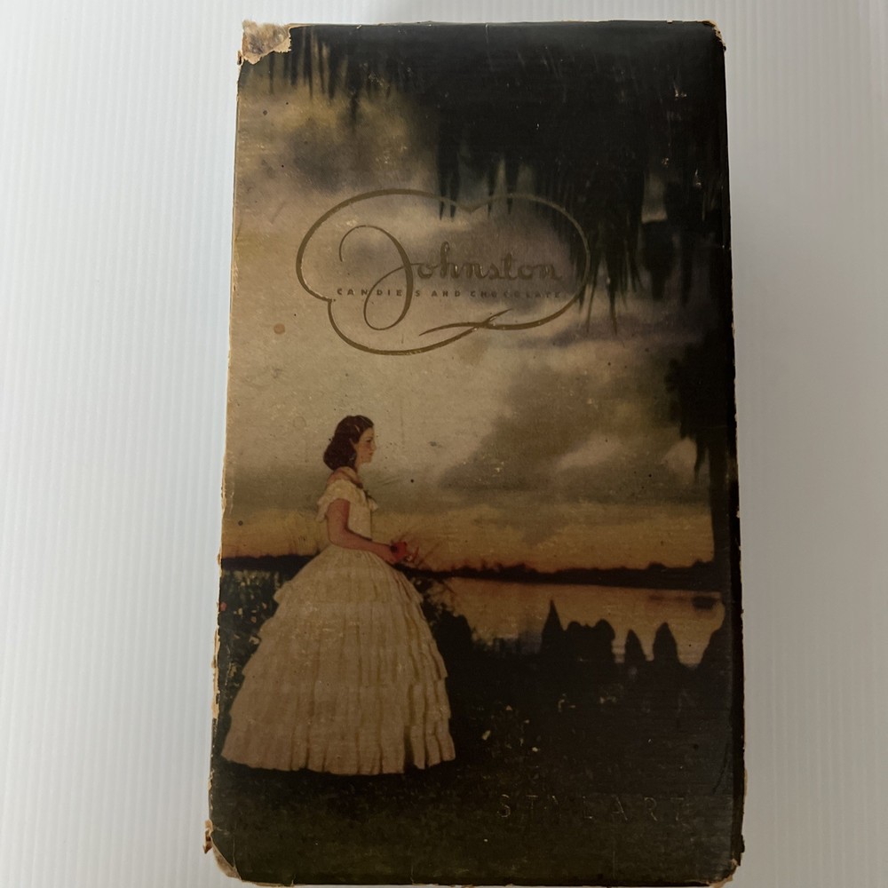 Vintage Johnston Candies And Chocolate Empty Box