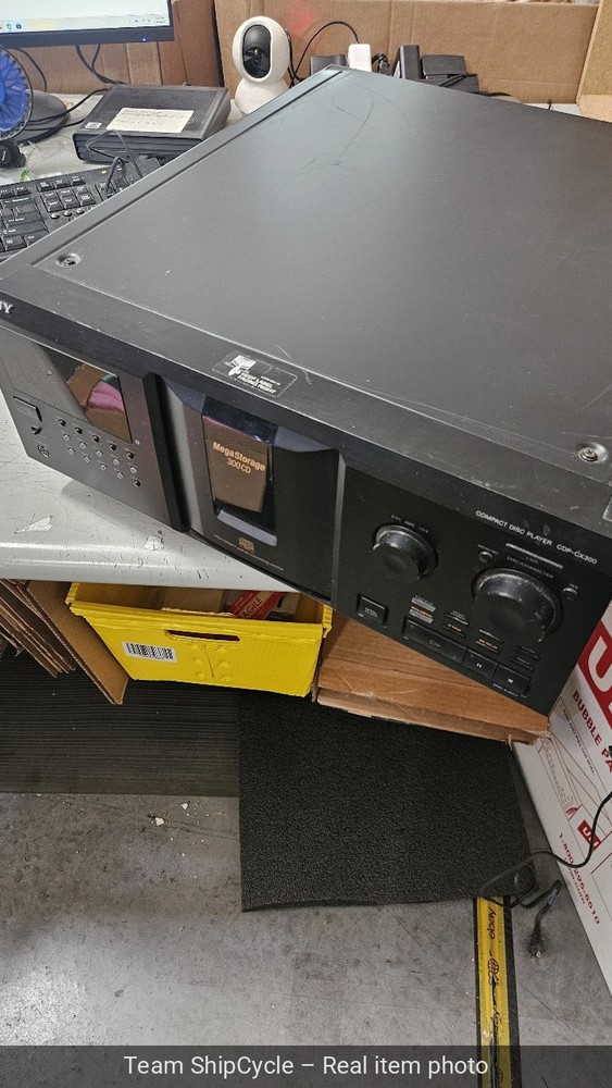 DEFECTIVE Sony 300 Disc CD Changer CDPCX300 G3D