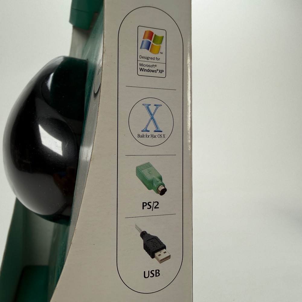 Logitech Optical 3 Button Mouse PC Mac 931145-0403 Vintage Computing NOS