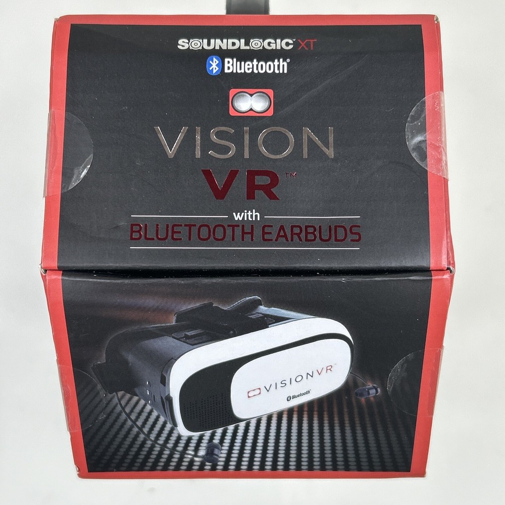 Bluetooth Vision VR With Earbuds Sound Logic XTAndroid Apple Devices (NEW)