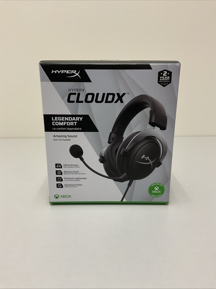 Hyper CloudX Gaming Headset (Black-Silver) - Xbox T34-23
