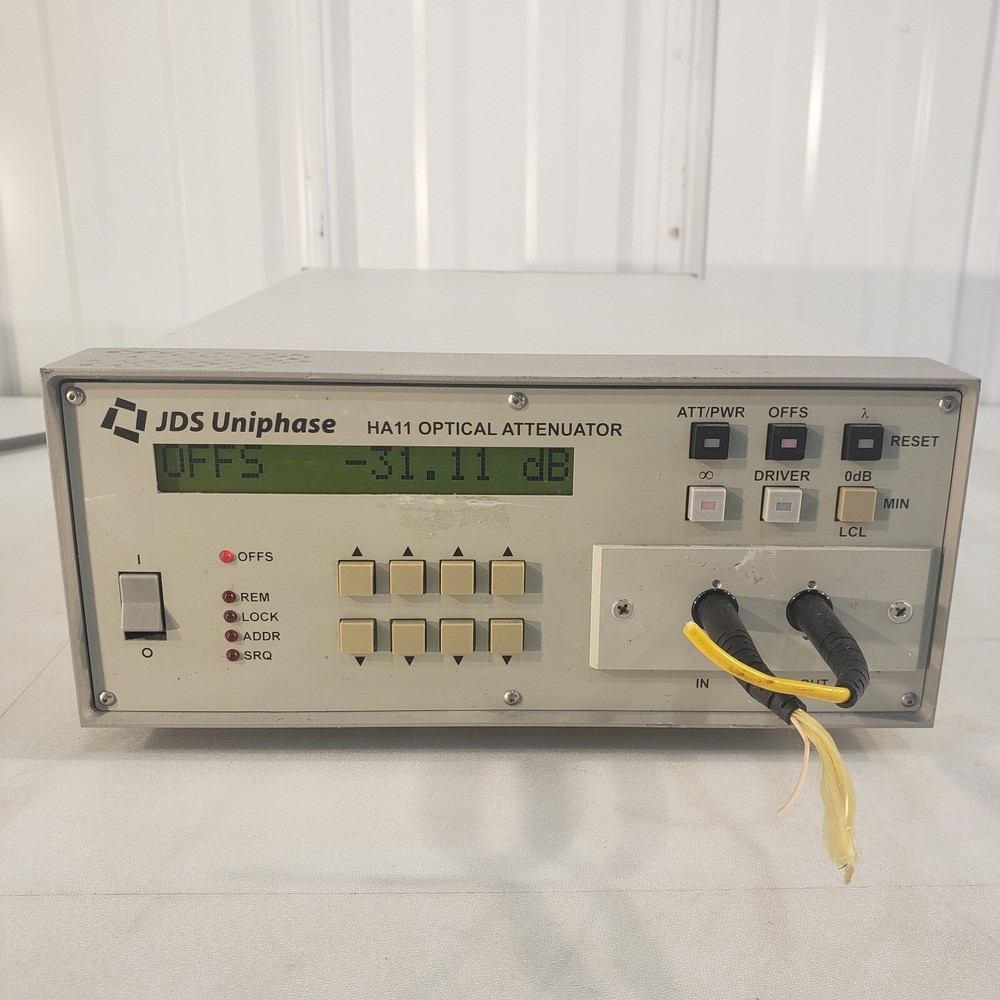 JDS Uniphase HA11 HA117+20ASU3 Programmable Optical Attenuator