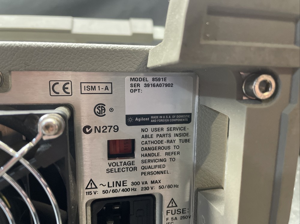HP 8591E Keysight Spectrum Analyzer
