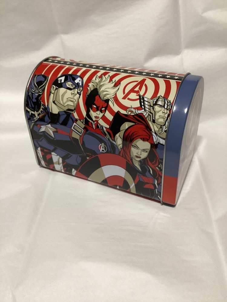 Marvel “Earth’s Mightiest Heroes” Valentines Mailbox Tin