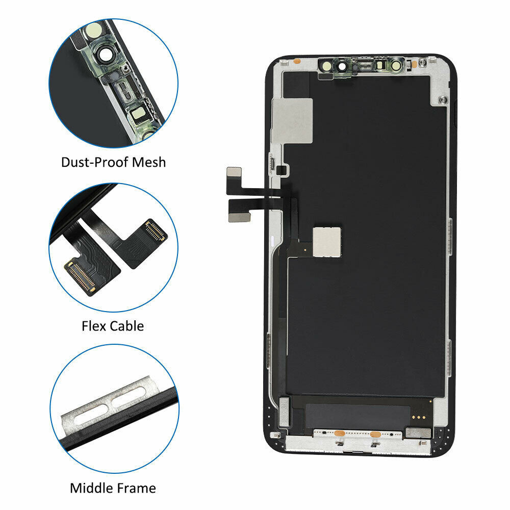 New Soft OLED Display Touch Screen Assembly Replacement For iPhone 11 Pro Max US