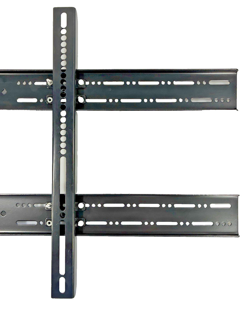 Universal Flat Panel Interface 65" TV Tall Bracket Black 37”x21.5”