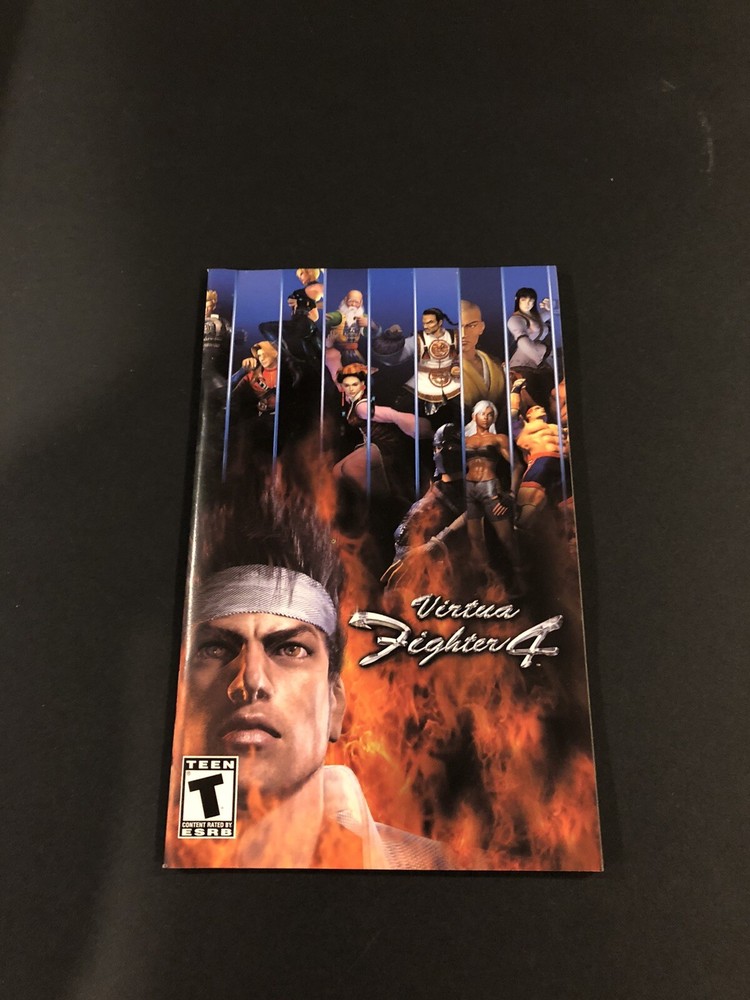 virtua fighter 4 ps2 Manual Only