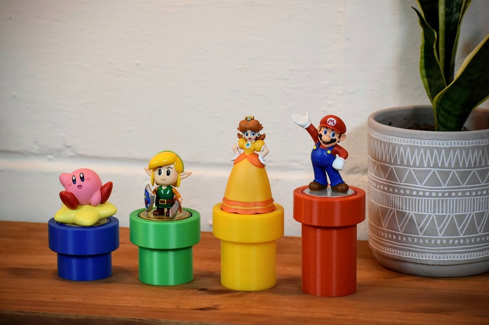 Amiibo Display Stand - Warp Pipe - 3D Printed