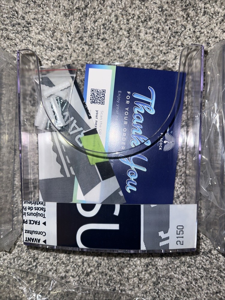 Peacock Display Paper Brochure Holder