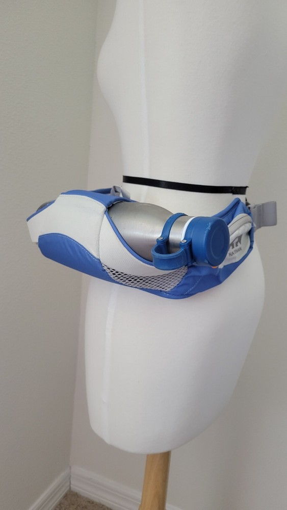 Nathan Running BELT blue WATER BOTTLE FOR ROLLERBLADERS