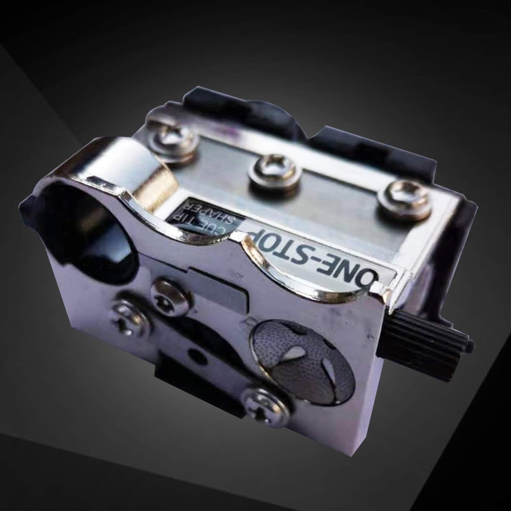 Billiard Cue Tip Shaping Tool - Versatile & Easy Operation with Instructions