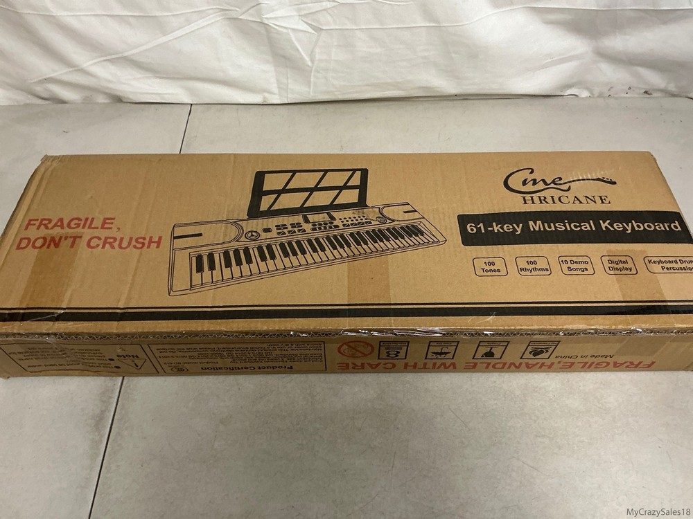 Hricane Piano Keyboard, 61 Keys Beginner Electronic Keyboard