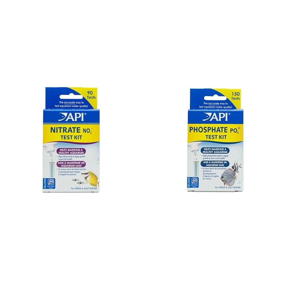 API 90-Test Nitrate & 150-Test Phosphate Freshwater Aquarium Test Kit