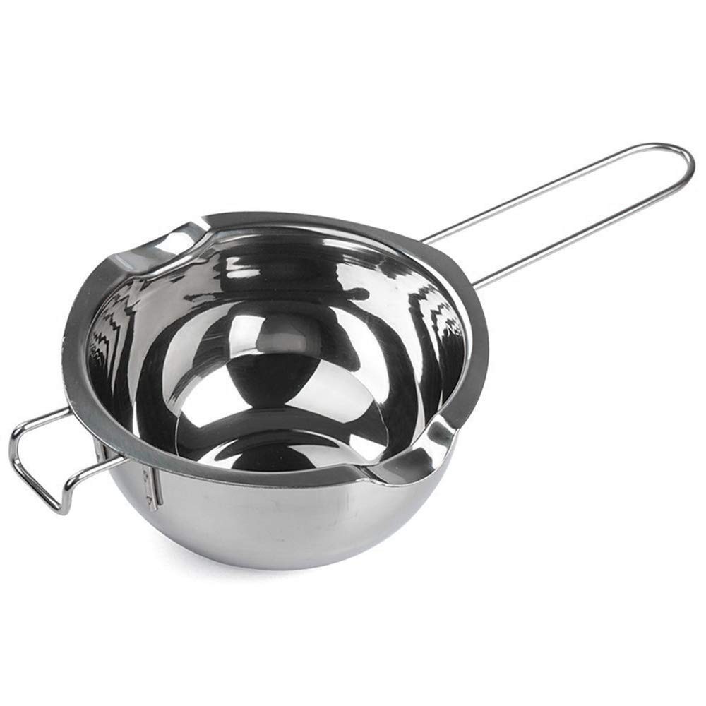 Stainless Steel Double Boiler Pot for Melting Chocolate, 480ML, Silver Handle
