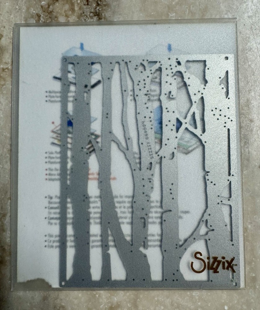 Tim Holtz Sizzix **BIRCH TREES** 1-pc Metal Dies 660994 ThinLits Scrapbook